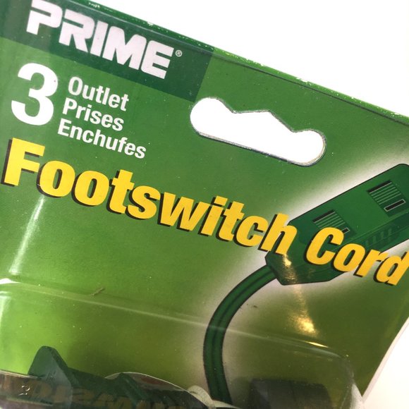 Christmas Tree and lights Foot Switch Electrical 9' cord Prime 3 NWT - Picture 5 of 7